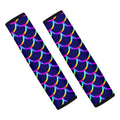 Mermaid Scales Pattern Print Car Seat Belt Covers