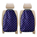 Mermaid Scales Pattern Print Car Seat Organizers