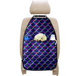 Mermaid Scales Pattern Print Car Seat Organizers