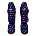 Mermaid Scales Pattern Print Muay Thai Shin Guards
