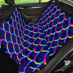 Mermaid Scales Pattern Print Pet Car Back Seat Cover