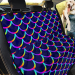 Mermaid Scales Pattern Print Pet Car Back Seat Cover