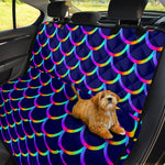 Mermaid Scales Pattern Print Pet Car Back Seat Cover