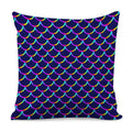 Mermaid Scales Pattern Print Pillow Cover