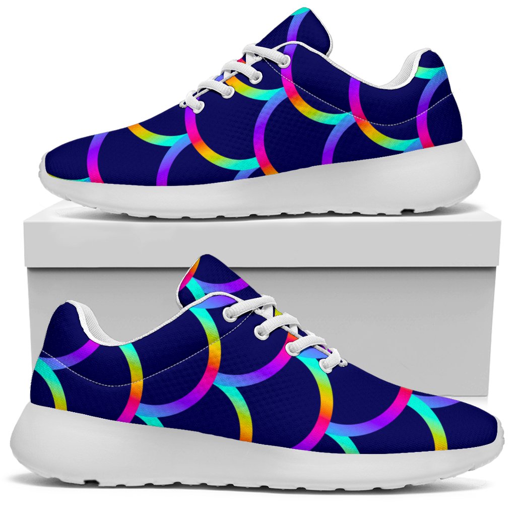 Mermaid Scales Pattern Print Sport Shoes GearFrost