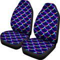 Mermaid Scales Pattern Print Universal Fit Car Seat Covers