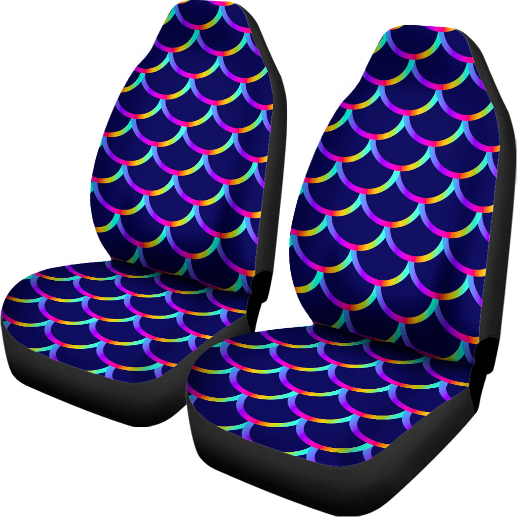 Mermaid Scales Pattern Print Universal Fit Car Seat Covers
