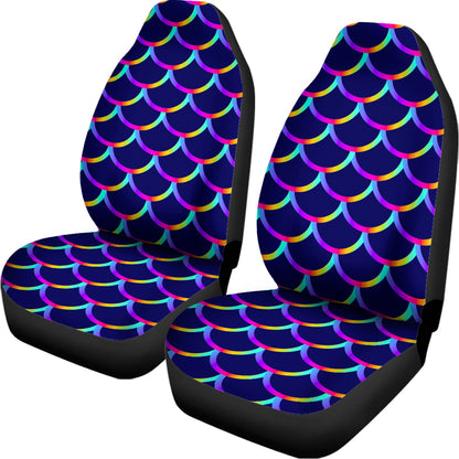 Mermaid Scales Pattern Print Universal Fit Car Seat Covers