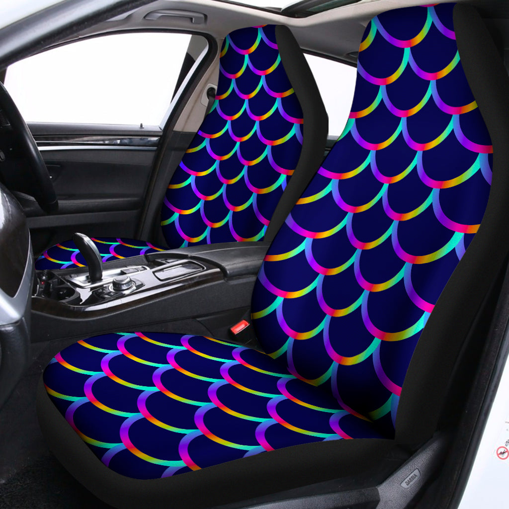 Mermaid Scales Pattern Print Universal Fit Car Seat Covers