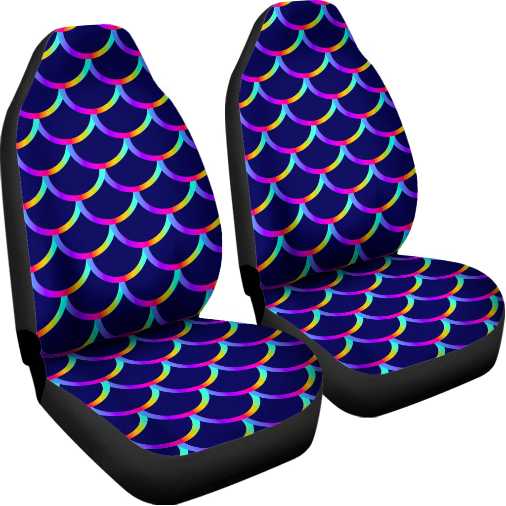 Mermaid Scales Pattern Print Universal Fit Car Seat Covers
