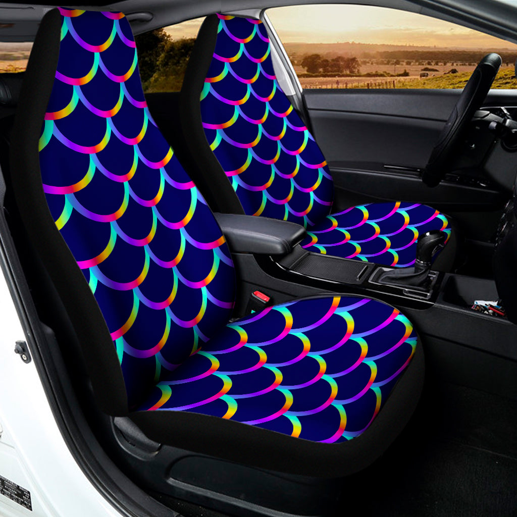 Mermaid Scales Pattern Print Universal Fit Car Seat Covers