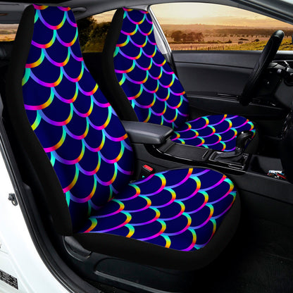 Mermaid Scales Pattern Print Universal Fit Car Seat Covers