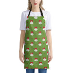 Merry Christmas Bells Pattern Print Apron