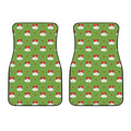 Merry Christmas Bells Pattern Print Front Car Floor Mats