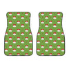 Merry Christmas Bells Pattern Print Front Car Floor Mats