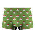 Merry Christmas Bells Pattern Print Men's Boxer Briefs
