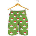 Merry Christmas Bells Pattern Print Men's Shorts