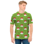 Merry Christmas Bells Pattern Print Men's T-Shirt