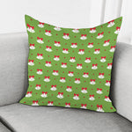 Merry Christmas Bells Pattern Print Pillow Cover