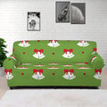 Merry Christmas Bells Pattern Print Sofa Cover