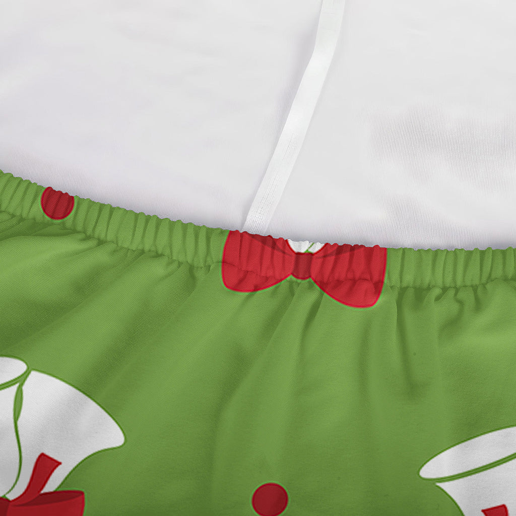 Merry Christmas Bells Pattern Print Sofa Cover