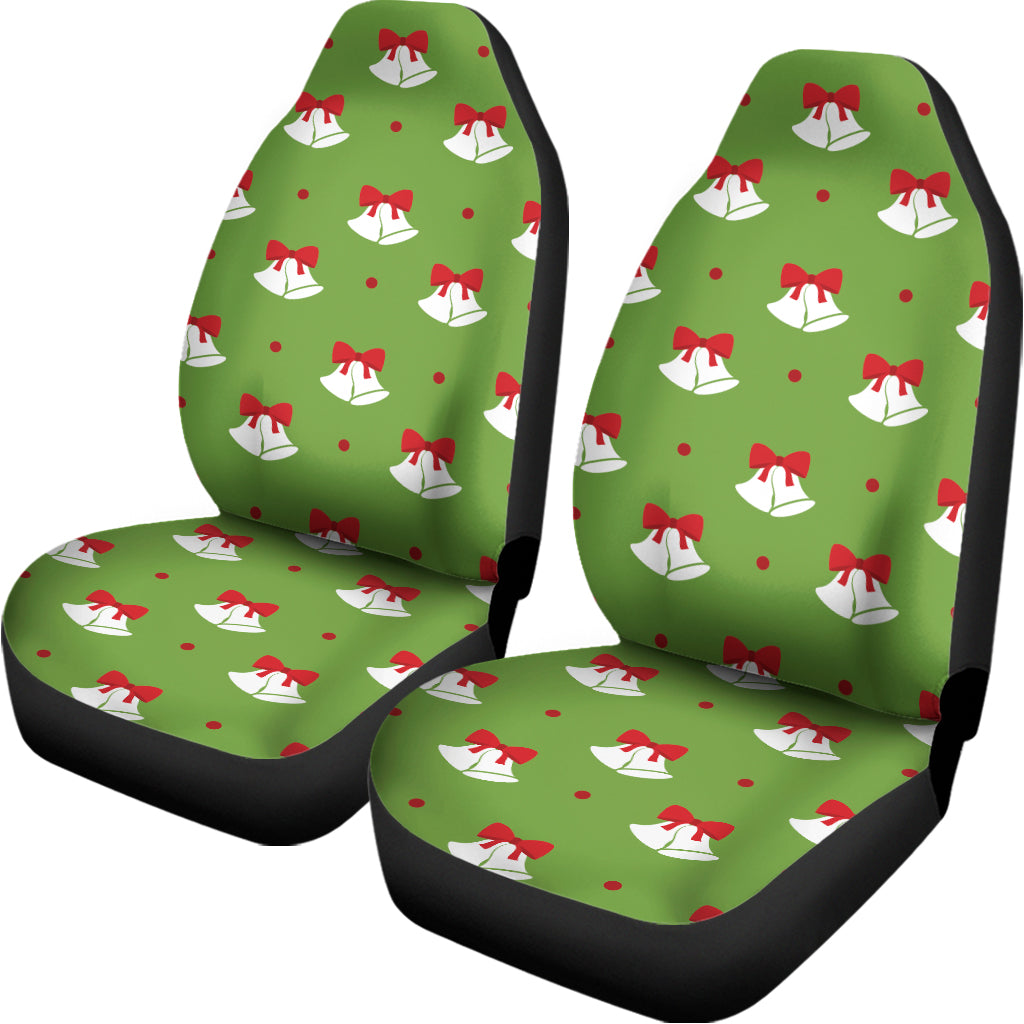 Merry Christmas Bells Pattern Print Universal Fit Car Seat Covers