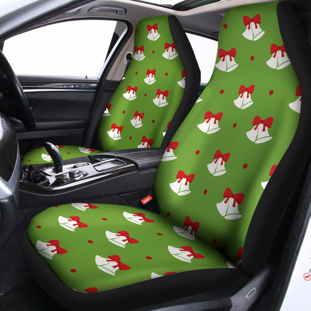 Merry Christmas Bells Pattern Print Universal Fit Car Seat Covers