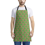 Merry Christmas Candy Cane Pattern Print Apron