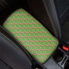 Merry Christmas Candy Cane Pattern Print Car Center Console Cover