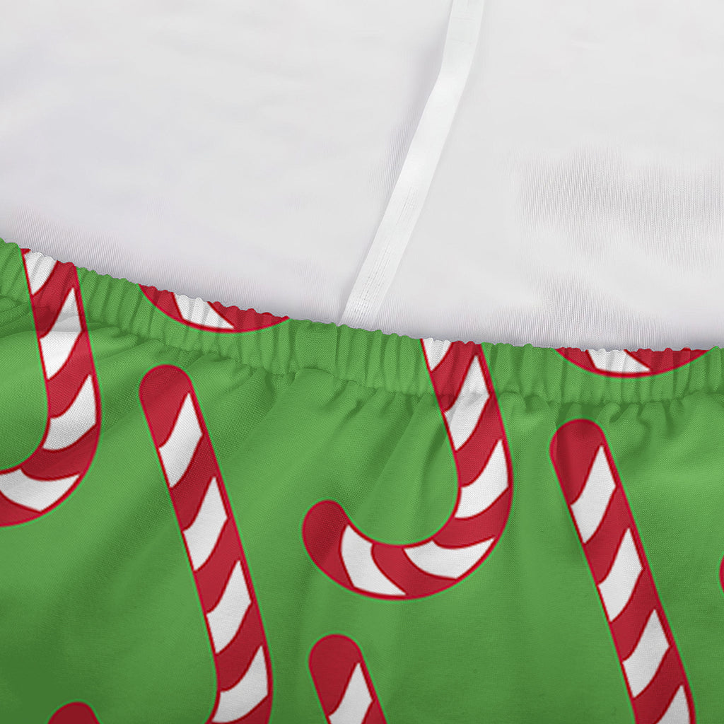 Merry Christmas Candy Cane Pattern Print Sofa Cover