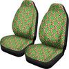 Merry Christmas Candy Cane Pattern Print Universal Fit Car Seat Covers