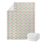 Merry Christmas Dots Pattern Print Blanket