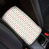 Merry Christmas Dots Pattern Print Car Center Console Cover