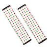 Merry Christmas Dots Pattern Print Car Seat Belt Covers