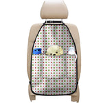 Merry Christmas Dots Pattern Print Car Seat Organizers