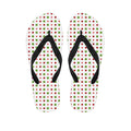 Merry Christmas Dots Pattern Print Flip Flops