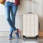 Merry Christmas Dots Pattern Print Luggage Cover