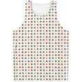 Merry Christmas Dots Pattern Print Men's Tank Top