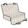 Merry Christmas Dots Pattern Print Pet Car Back Seat Cover