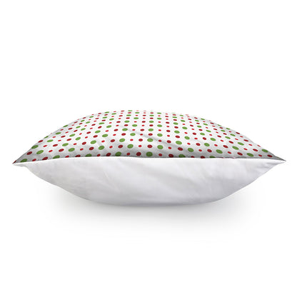 Merry Christmas Dots Pattern Print Pillow Cover