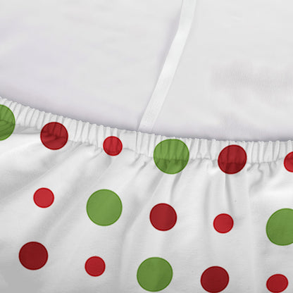 Merry Christmas Dots Pattern Print Sofa Cover