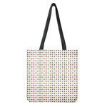 Merry Christmas Dots Pattern Print Tote Bag