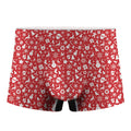 Merry Christmas Elements Pattern Print Men's Boxer Briefs