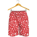 Merry Christmas Elements Pattern Print Men's Shorts