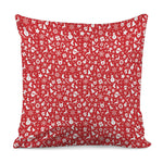 Merry Christmas Elements Pattern Print Pillow Cover