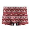 Merry Christmas Knitted Pattern Print Men's Boxer Briefs