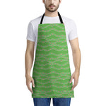 Merry Christmas Lights Pattern Print Apron