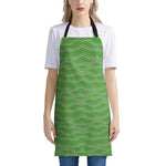 Merry Christmas Lights Pattern Print Apron