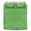 Merry Christmas Lights Pattern Print Duvet Cover Bedding Set