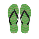 Merry Christmas Lights Pattern Print Flip Flops